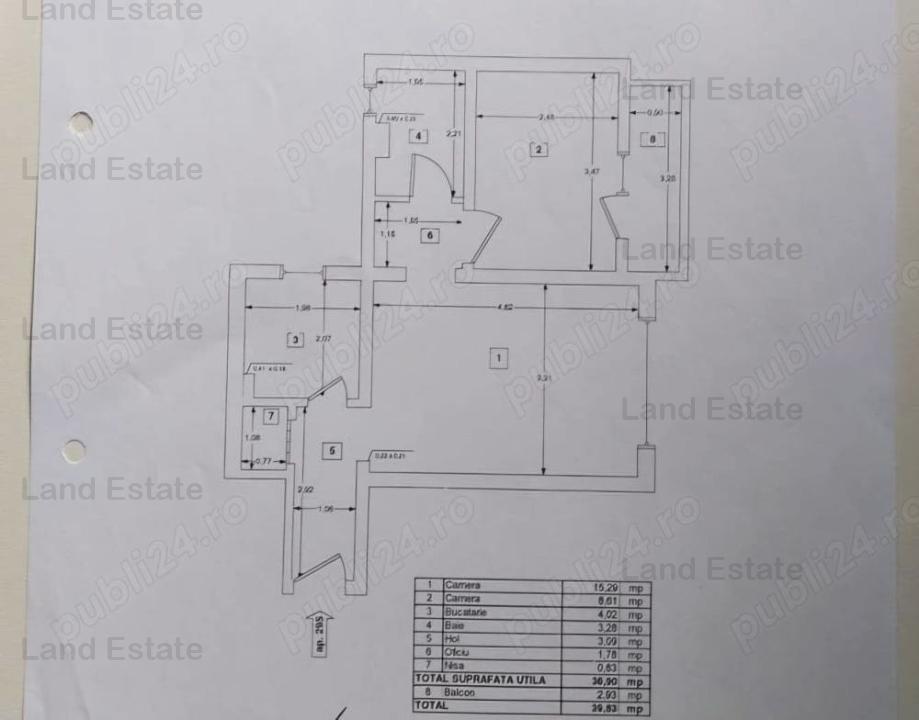 Vnazare 2 camere Brancoveanu 