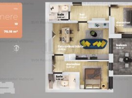 Vanzare  apartament  cu 3 camere  decomandat Bucuresti, Berceni  - 145000 EURO