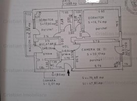 AP 3 camere, Buzaului, Confort 1 decomandat, Etaj 3