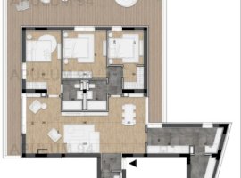 Apartament 4 camere + Terasa 94mp | Licurg 2 / Cartierul Armenesc