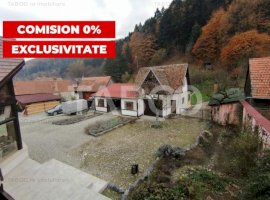 Conac de vanzare teren 5000 mp 2 garaje crama sauna Saliste Sibiu