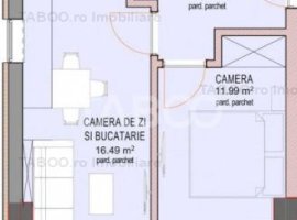 Apartament FARA COMISION 2 camere si balcon parter Sibiu Dna Stanca