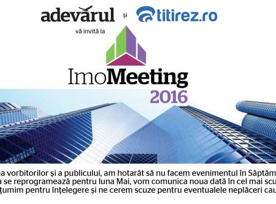 Informare ImoMeeting 2016 