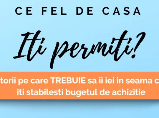 Infografic by Titirez.ro: Ce fel de casa iti PERMITI?