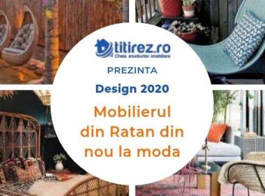 Design interior 2020  - Mobilierul din Ratan din nou la moda