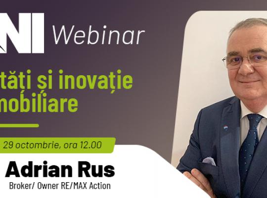 Webinar TNI:  Noutăți și inovație în imobiliare 